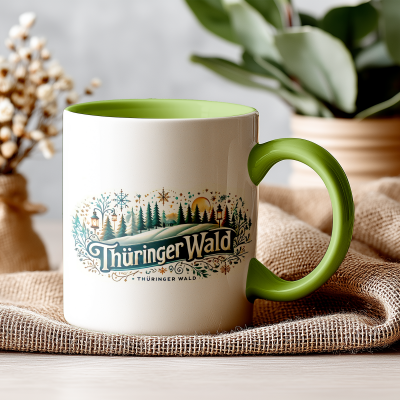 Tasse Thüringer Wald als Souvenir von HeimatWear